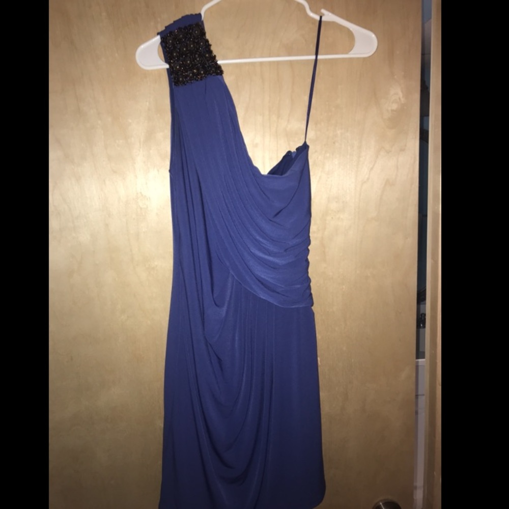 Dark blue cocktail dress